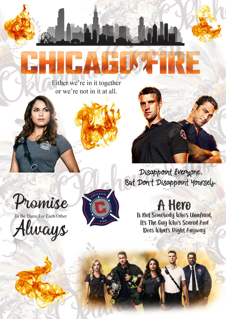 Chicago Fire Inspired Digital File