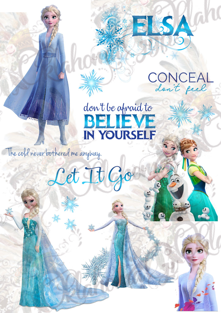 Elsa ~ Frozen Inspired Digital File