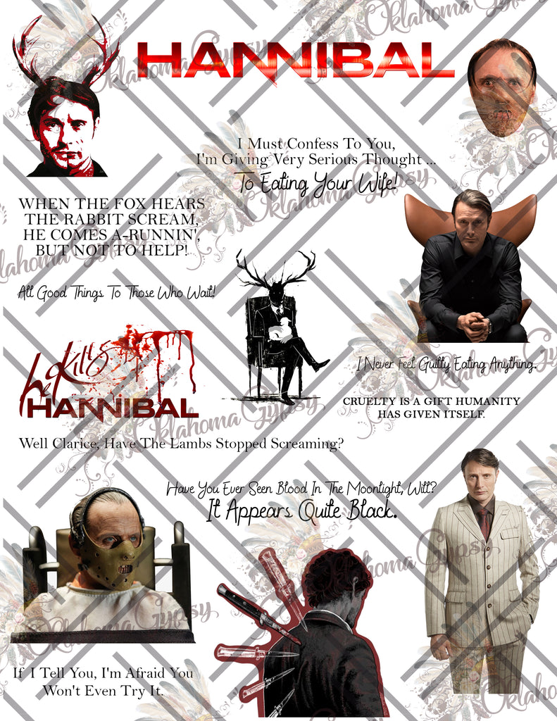 Hannibal Series Inspired Digital File
