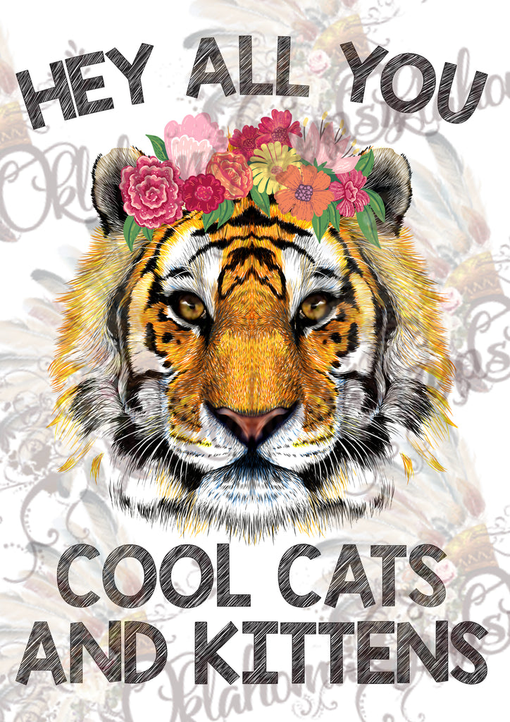 Hey All You Cool Cats & Kittens Digital File