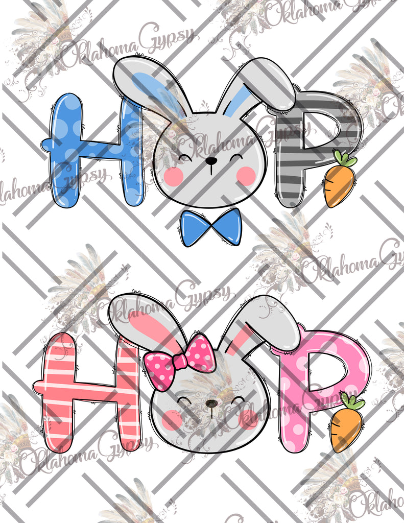 Hop Bunnies Digital File