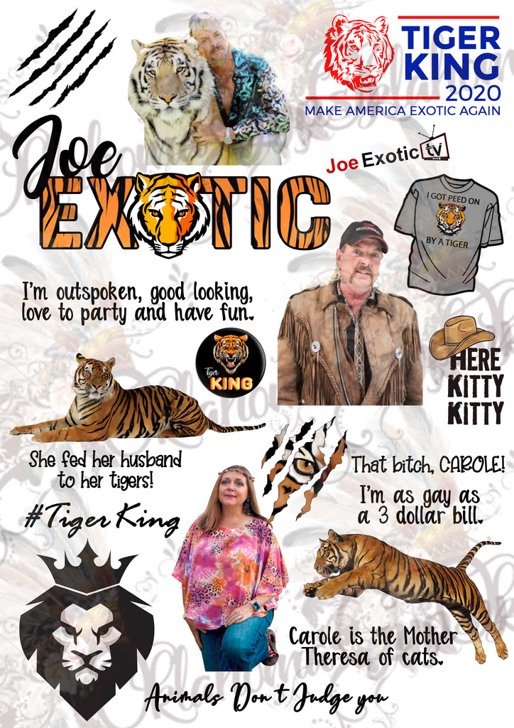 Joe Exotic Tiger King Inspired Digital File
