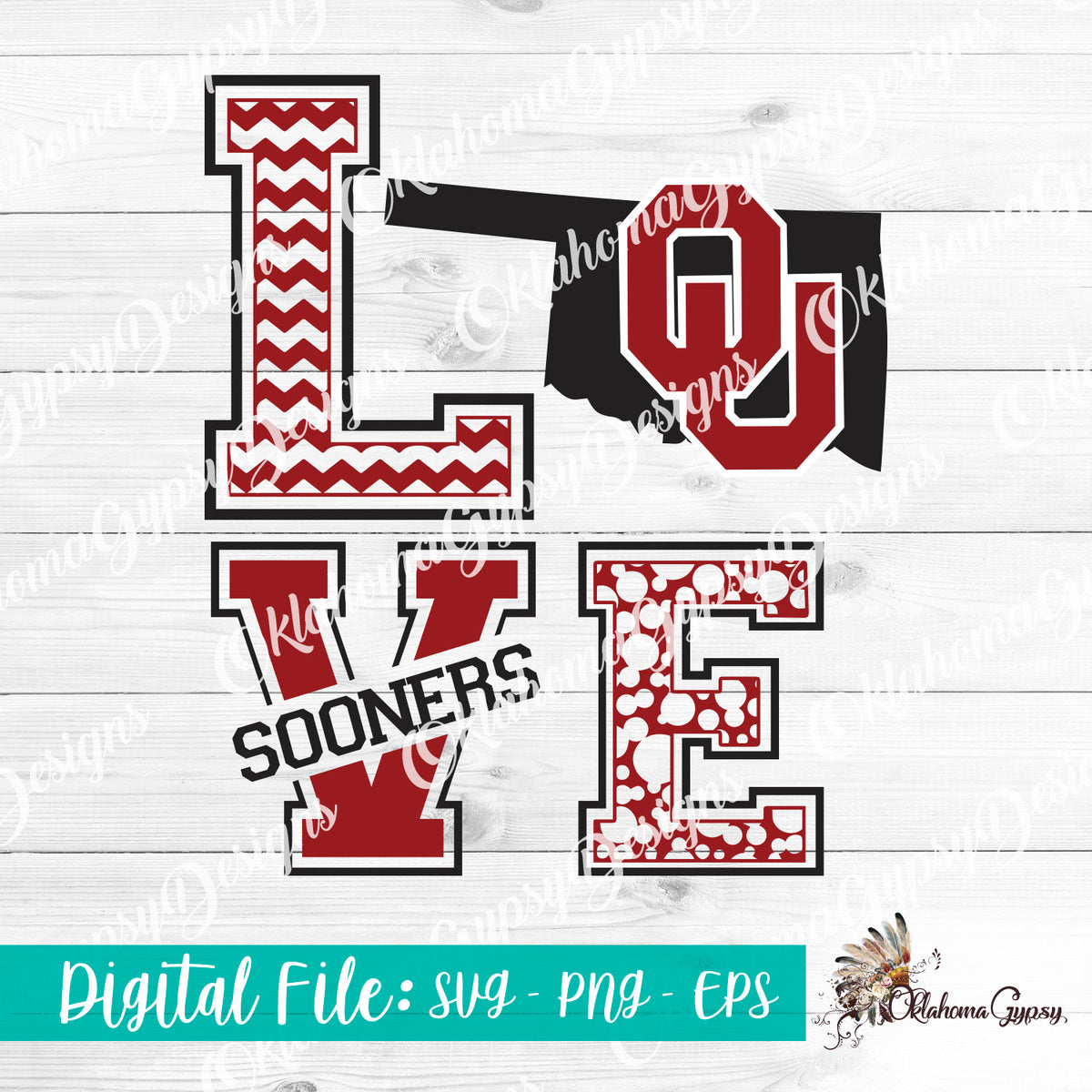 Louis & Leopard Digital File – Oklahoma Gypsy Designs