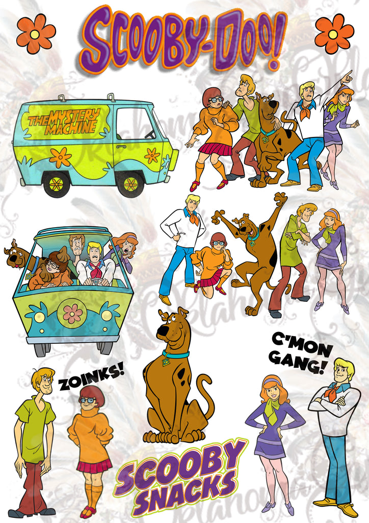Scooby Doo Inspired Digital File
