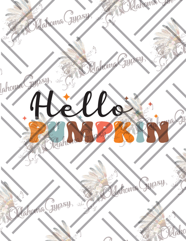 Hello Pumpkin Digital File