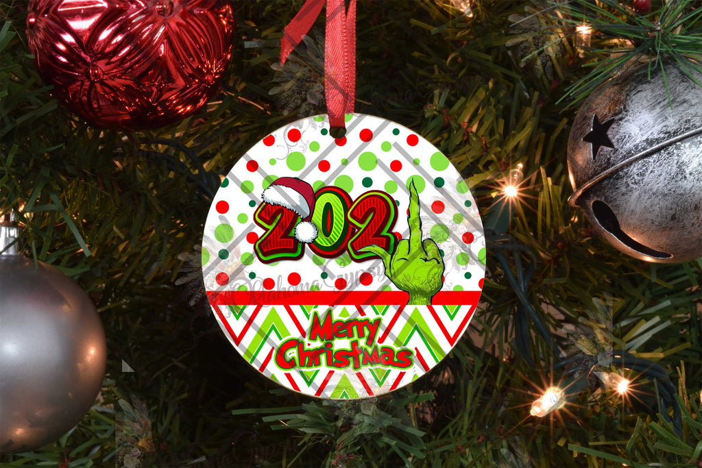 2021 Funny Covid-19 Pandemic Vaccination Holiday Ornament Ornaments Digital Files
