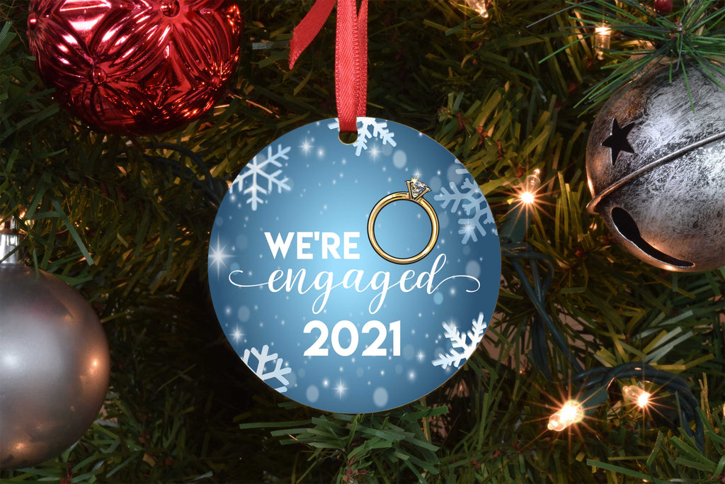 2021 Wedding Christmas Ornaments Digital File