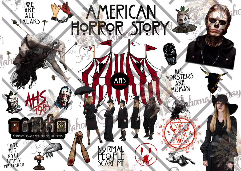 American Horror Story Inspired Digital File