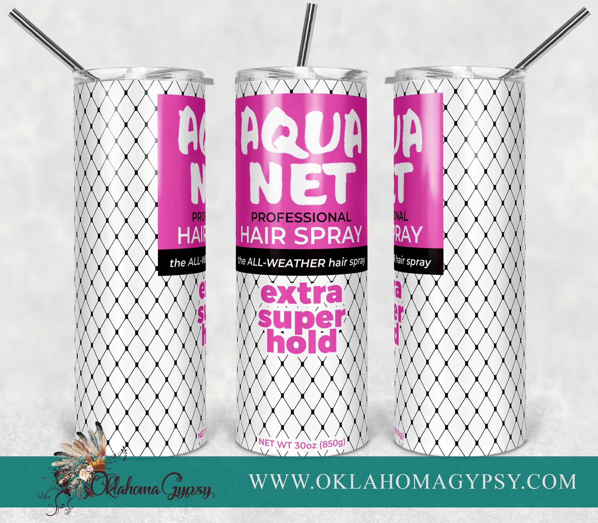 Aqua Net Hairspray Digital File Wraps – Oklahoma Gypsy Designs