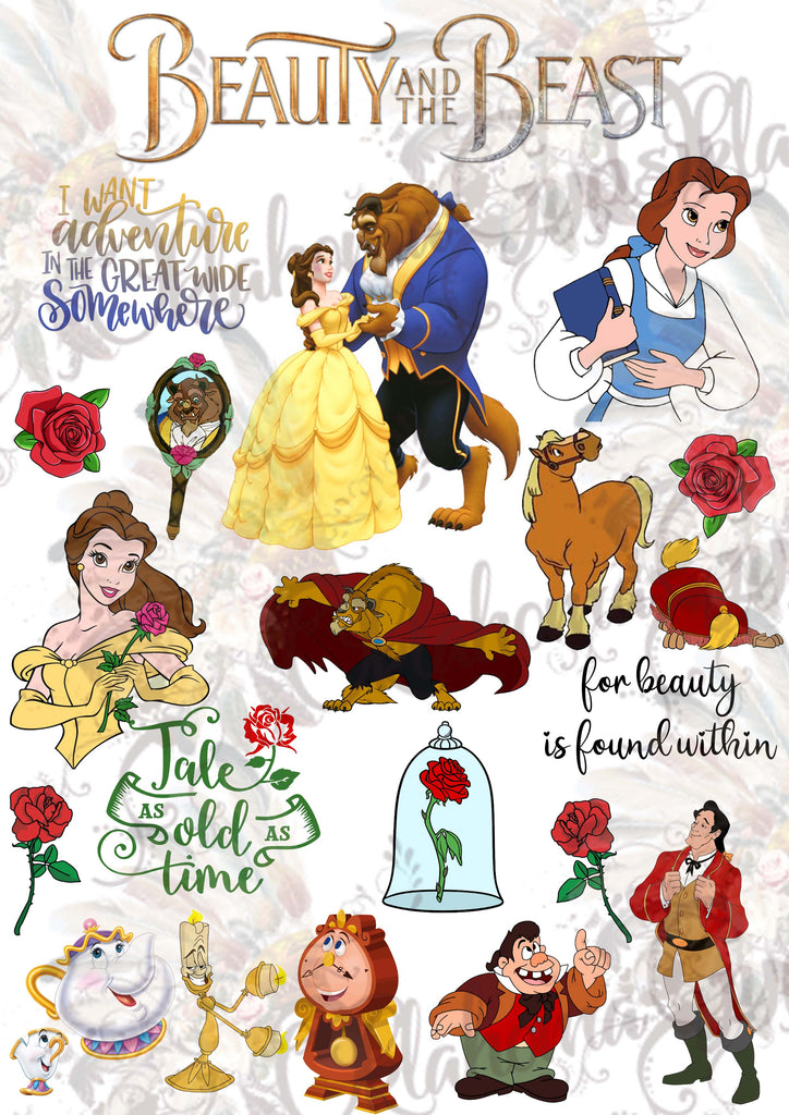Beauty And The Beast Inspired Digital File