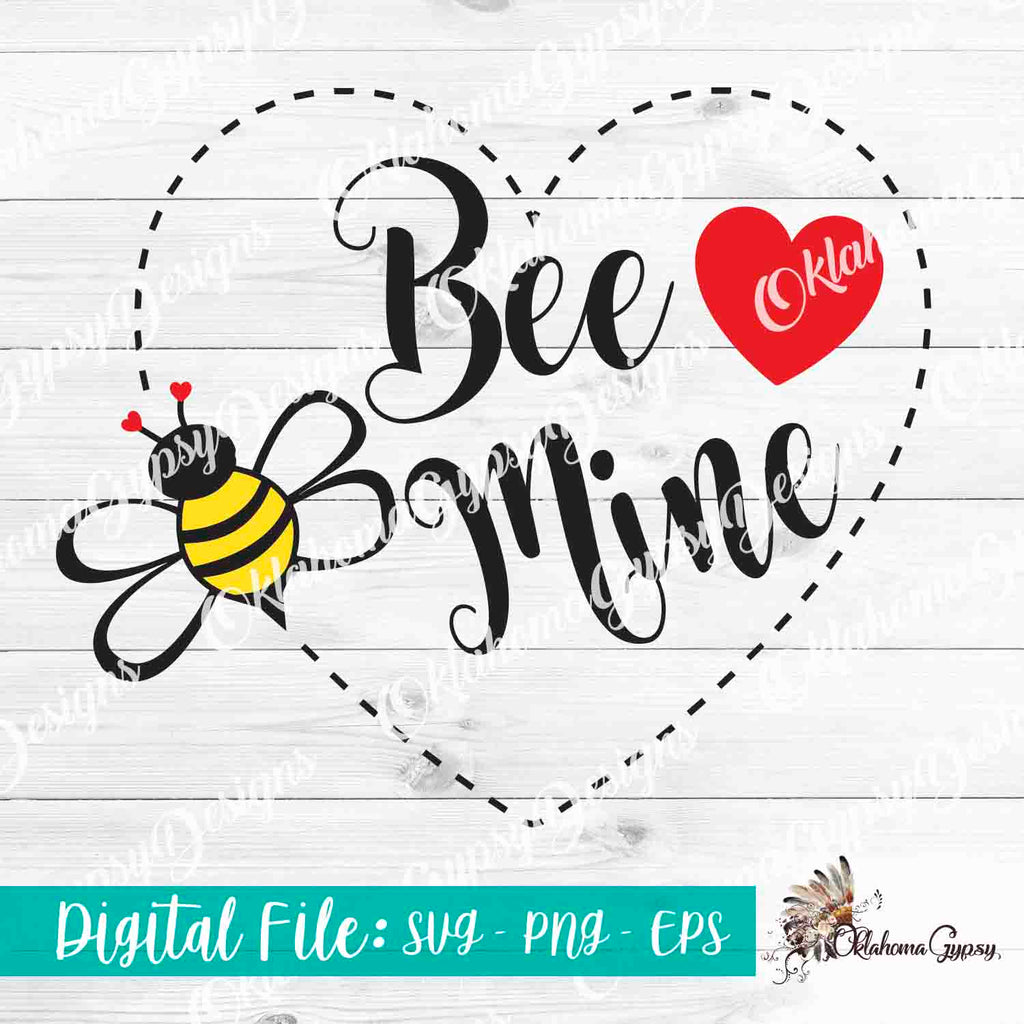 Bee Mine Valentine Digital File