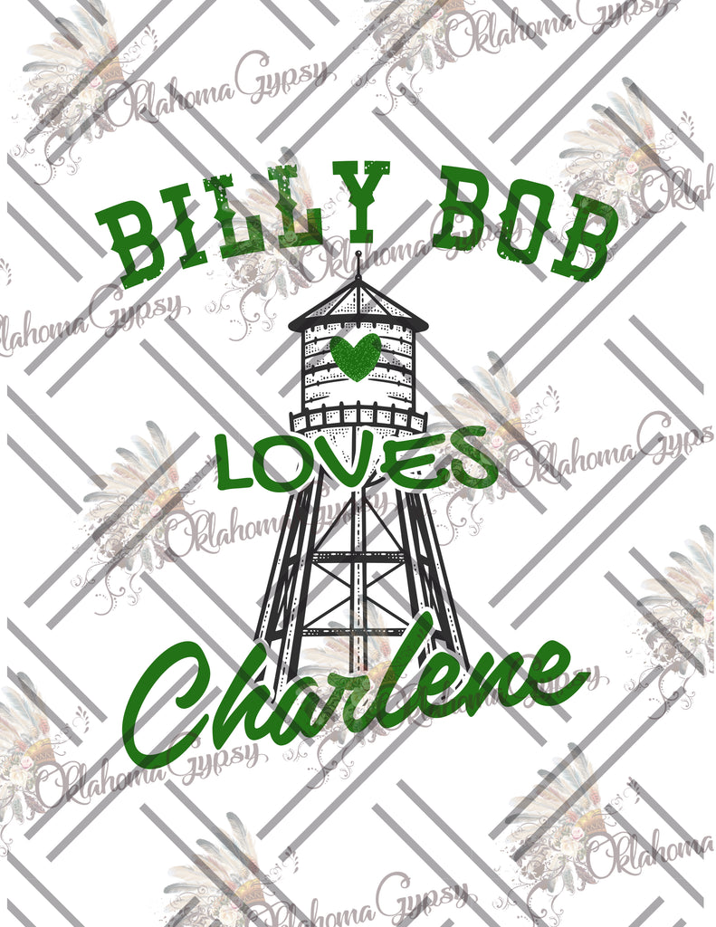Billy Bob Loves Charlene Digital File