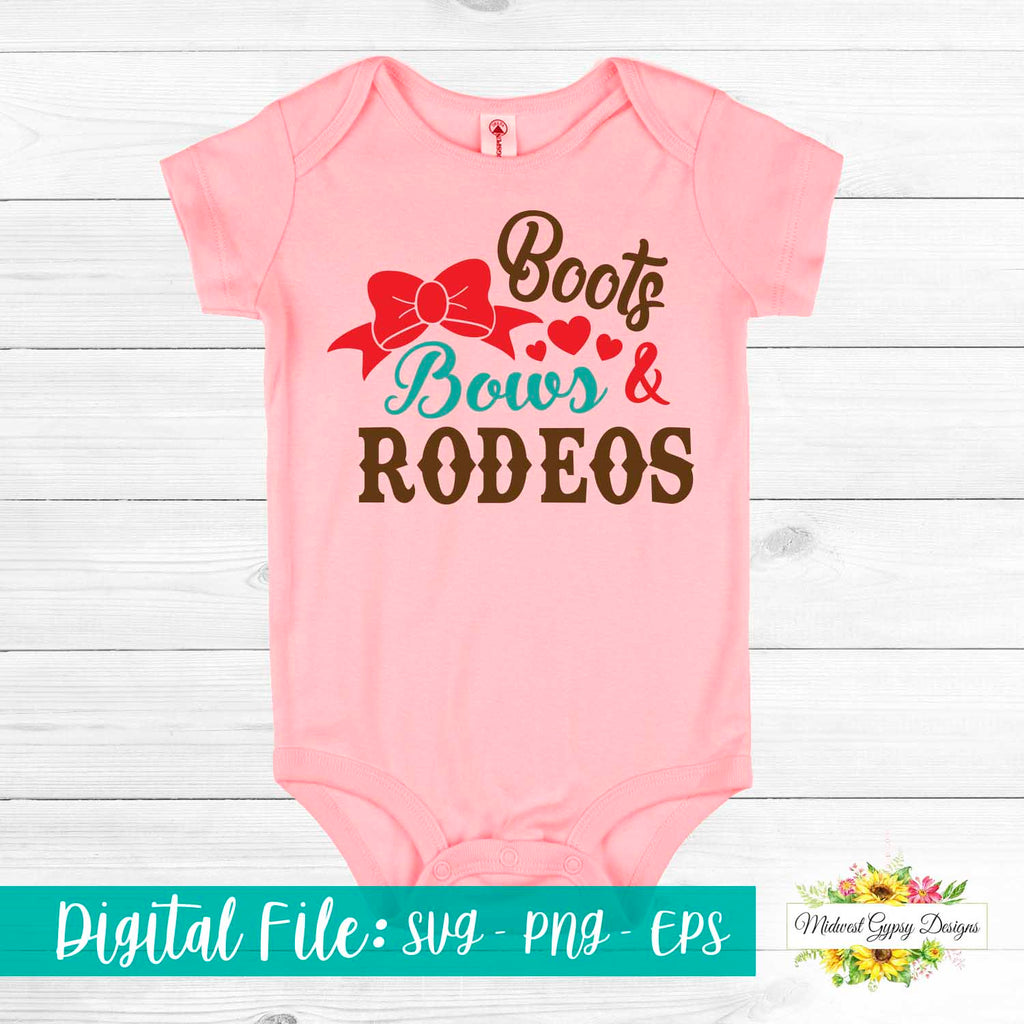 Boots Bows & Rodeos Digital File