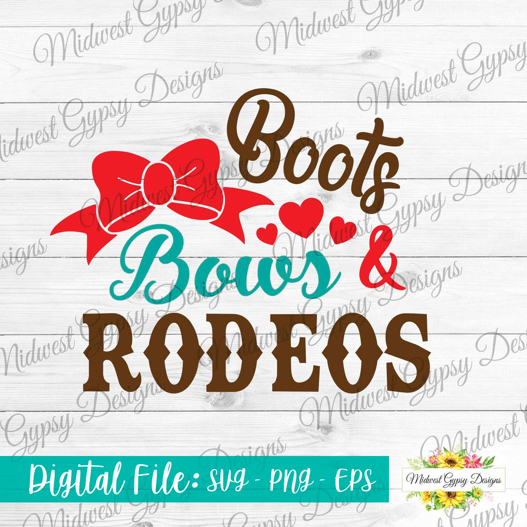 Boots Bows & Rodeos Digital File
