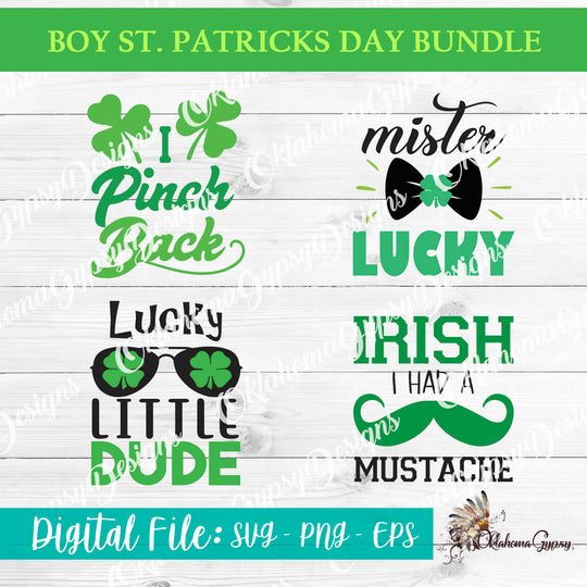 Boy St. Patrick's Day Bundle Digital File
