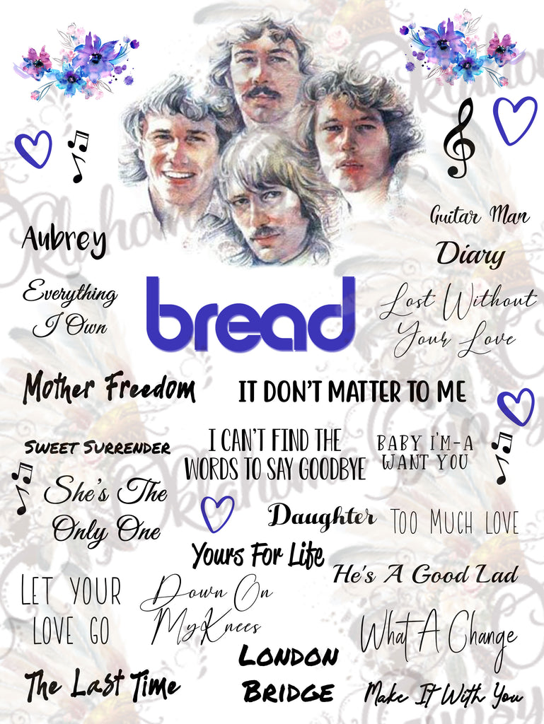 Bread Band Inspired Top Hits Digital File