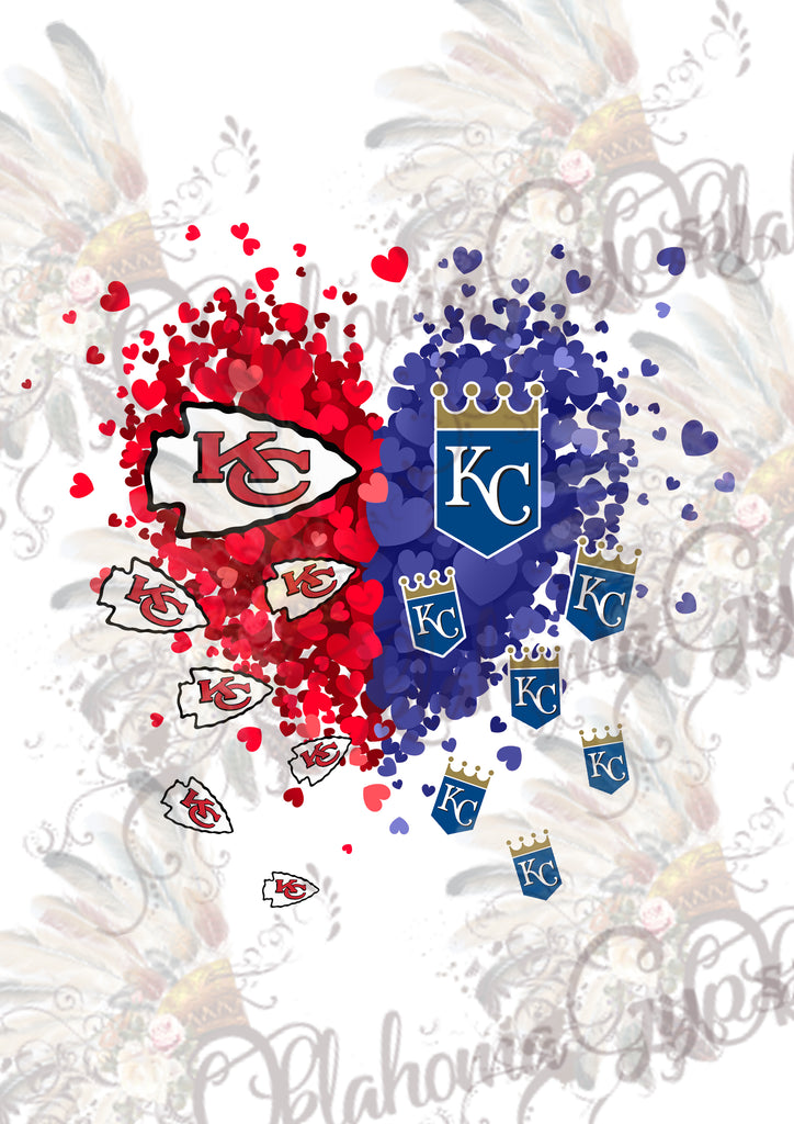 Chiefs Royals Heart Digital File