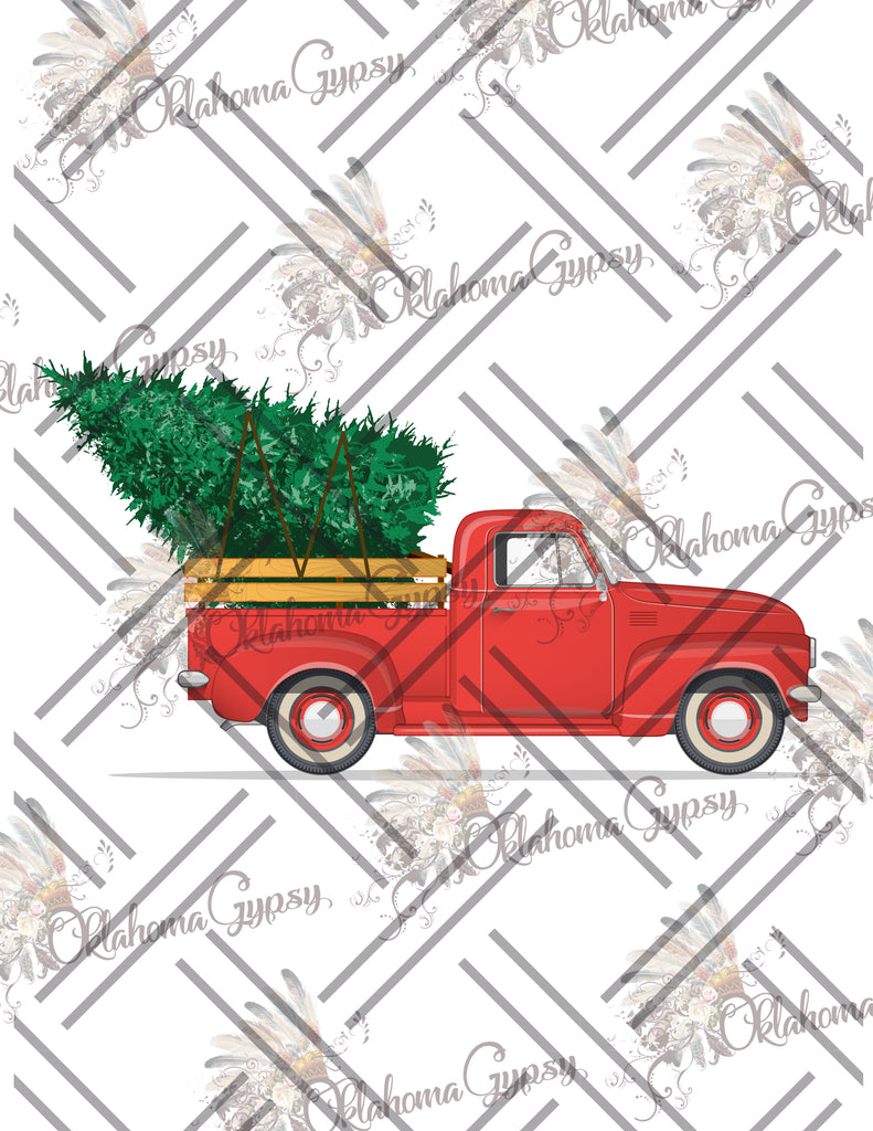 Christmas Truck Digital File