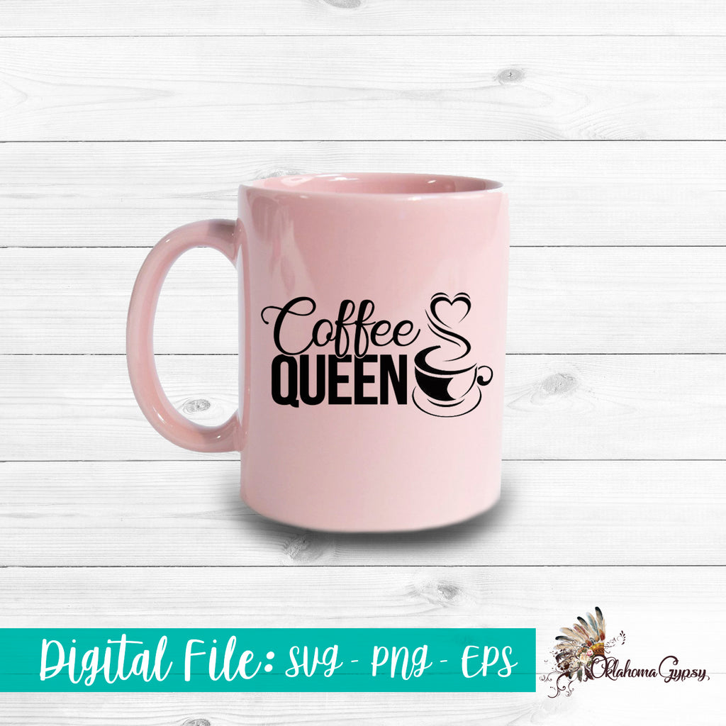 Coffee Queen Digital File