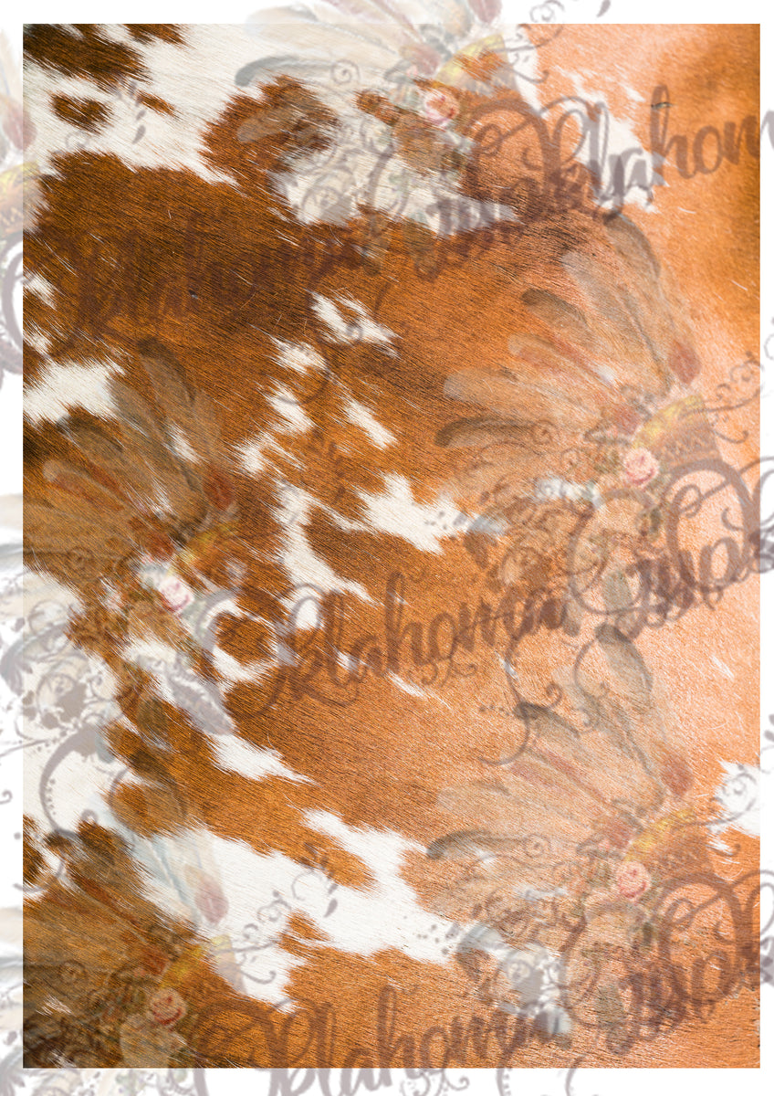 Cowhide Digital File – Oklahoma Gypsy Designs