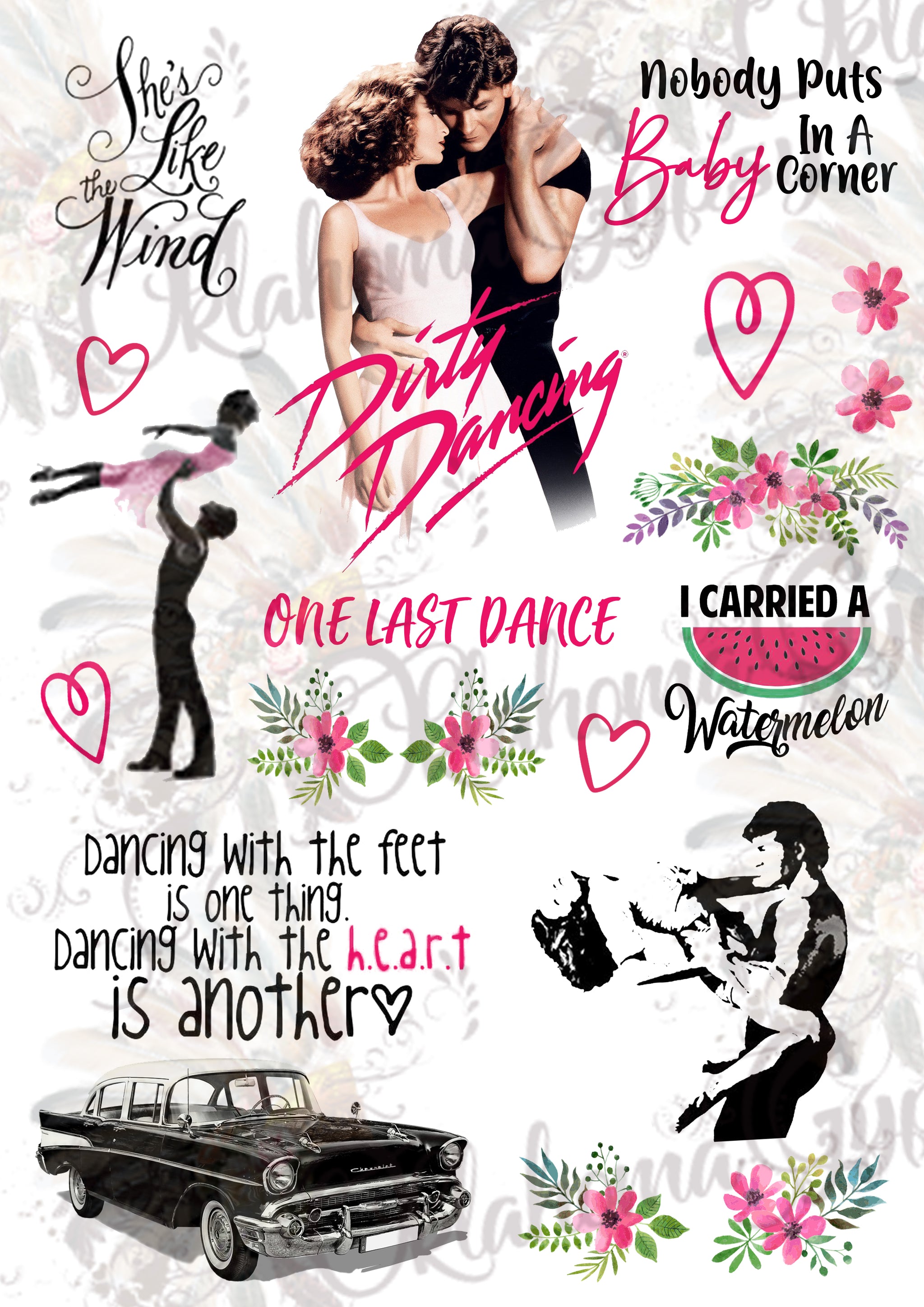 Dirty Dancing Inspired Digital File – Oklahoma Gypsy Designs