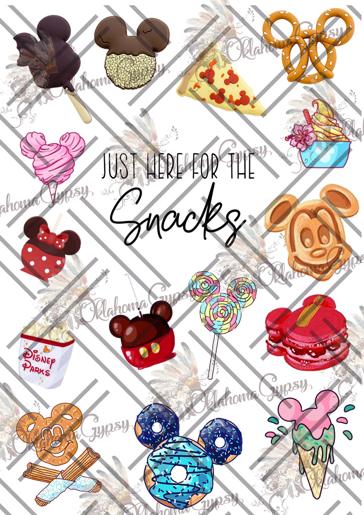 Disney Snacks Inspired Digital File