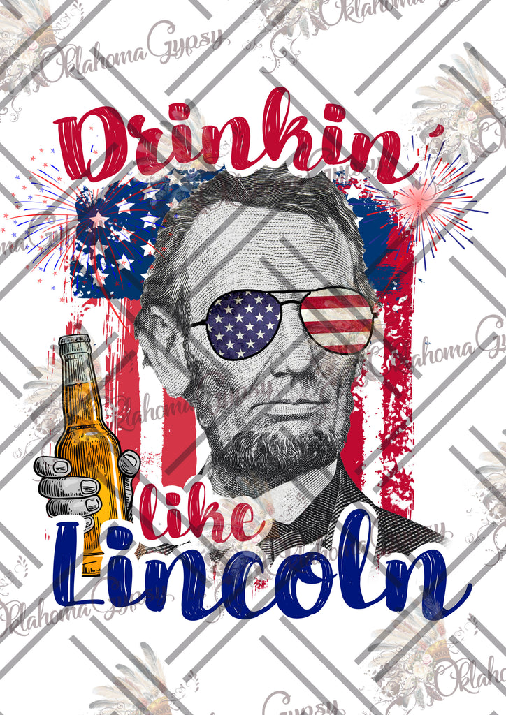 Drinkin' Like Lincoln Digital File
