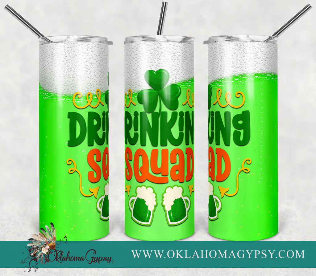 Drinking Squad Green Beer Digital File Wraps