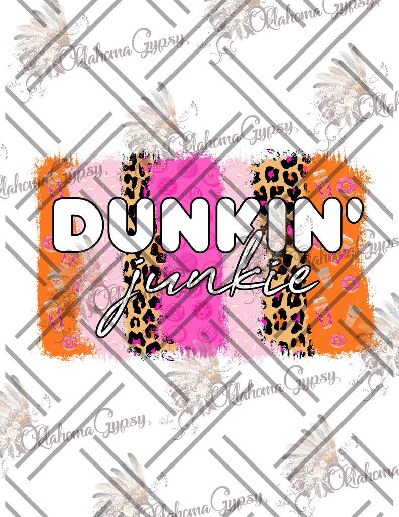 Dunkin' Junkie Inspired Digital File