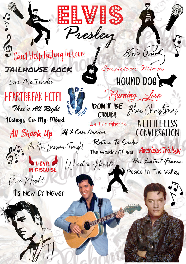 Elvis Presley Inspired Top Hits Digital File