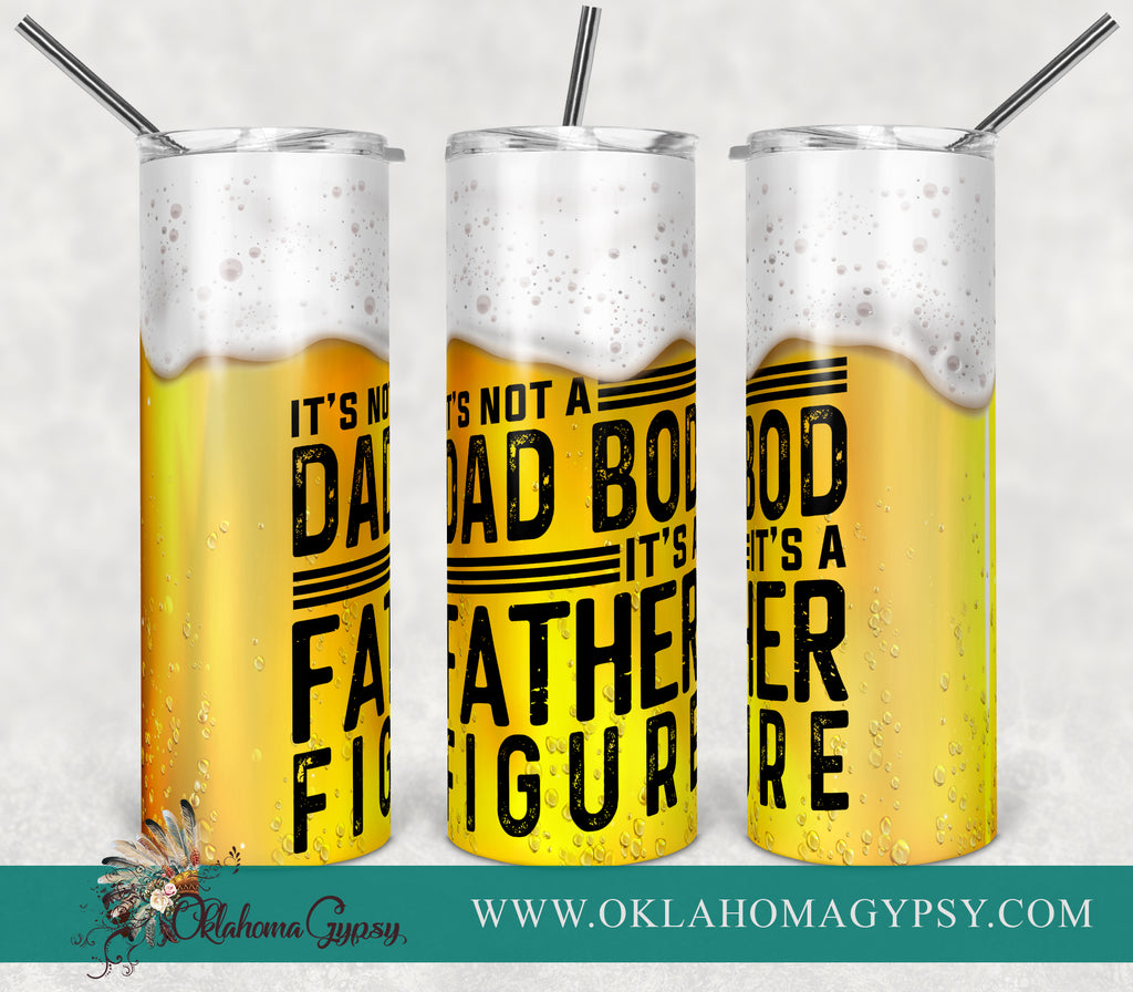 It's Not A Dad Bod, It's A Father Figure Beer Mug Digital File Wraps