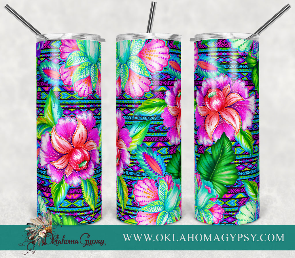 Wrap Design Files Bright Floral Serape Seamless Digital File Wraps – Oklahoma Gypsy Designs