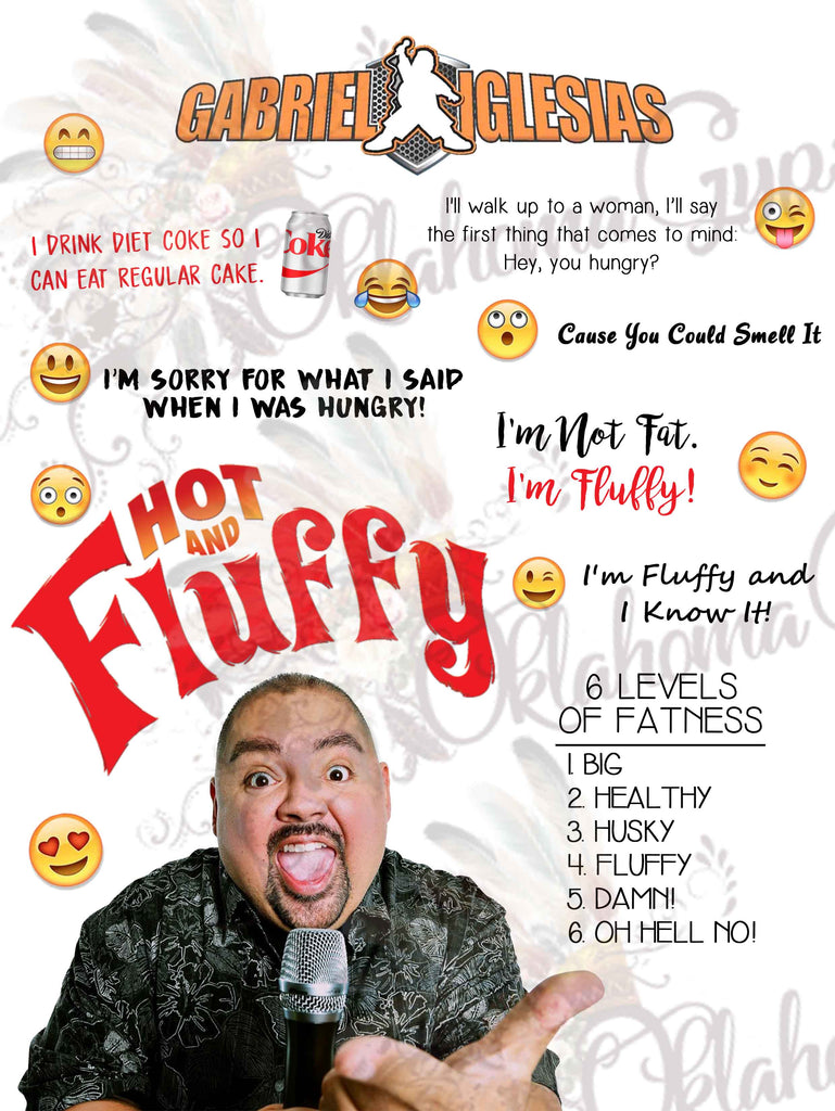 Fluffy The Comedian Inspired Digital File