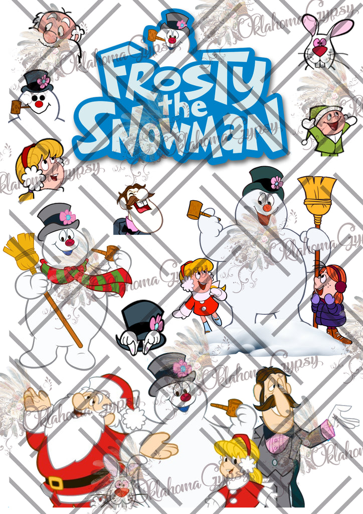 Frosty The Snowman Inspired Digital File