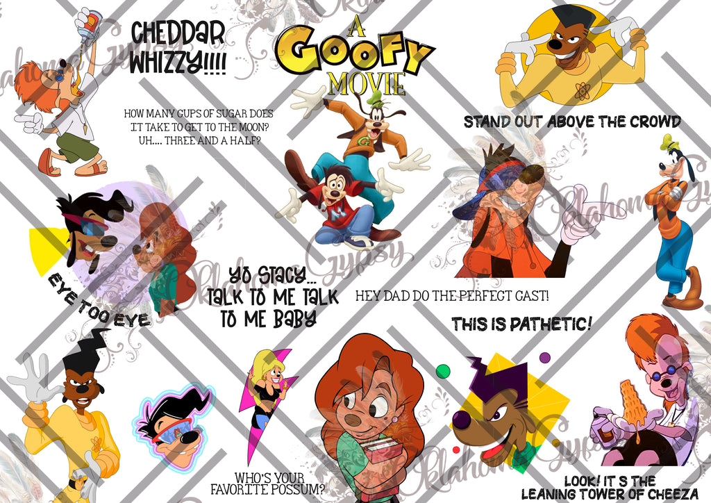 The Goofy Movie Inspired Digital File