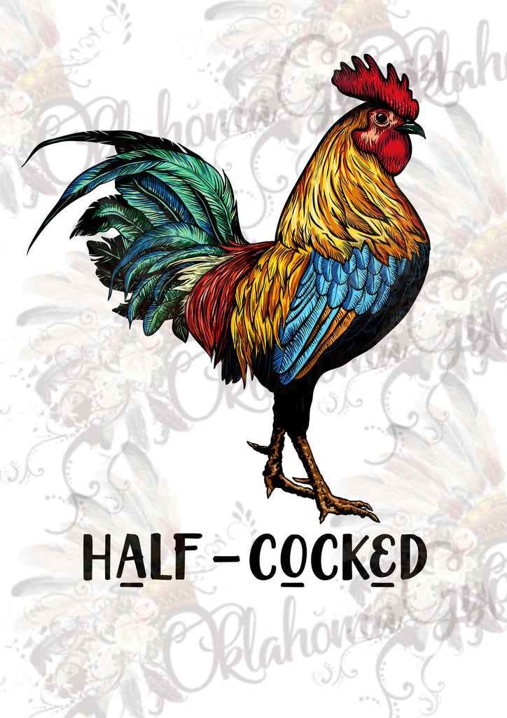 Rooster Half-Cocked Digital File