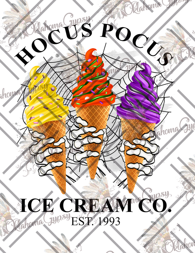 Hocus Pocus Ice Cream Co. Digital File