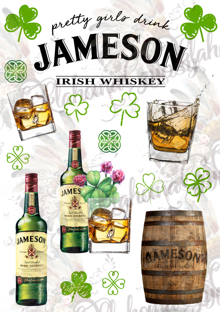 Jameson Whiskey Inspired Digital File