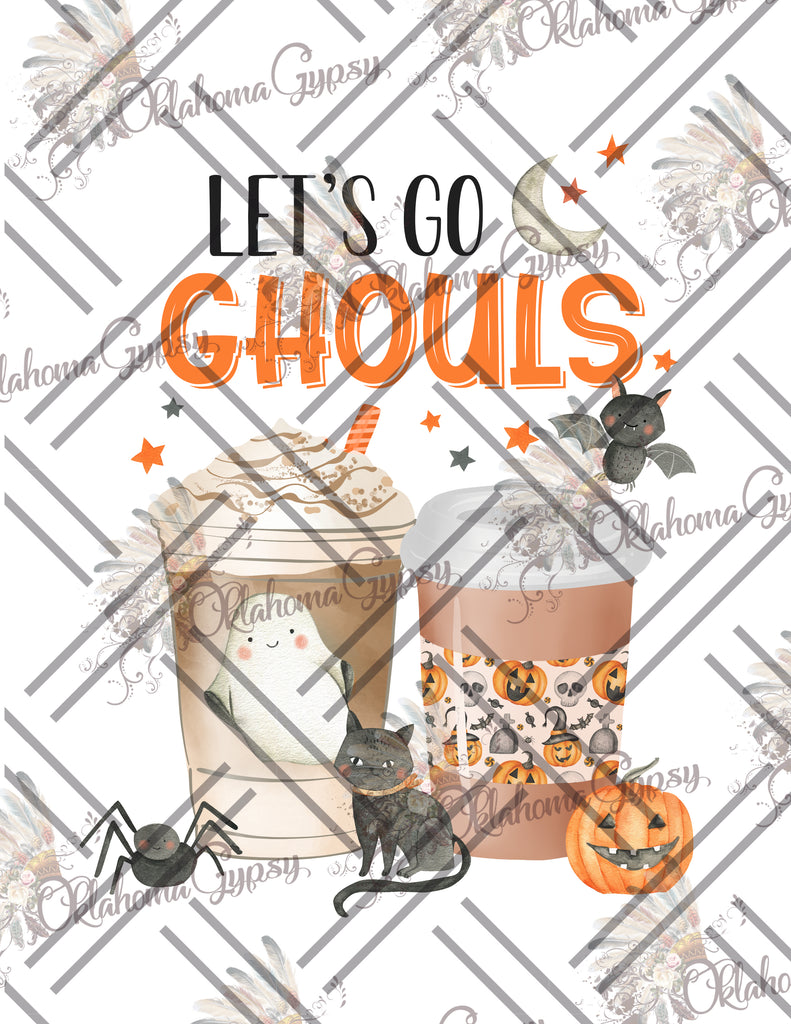 Let's Go Ghouls Coffee Digital File