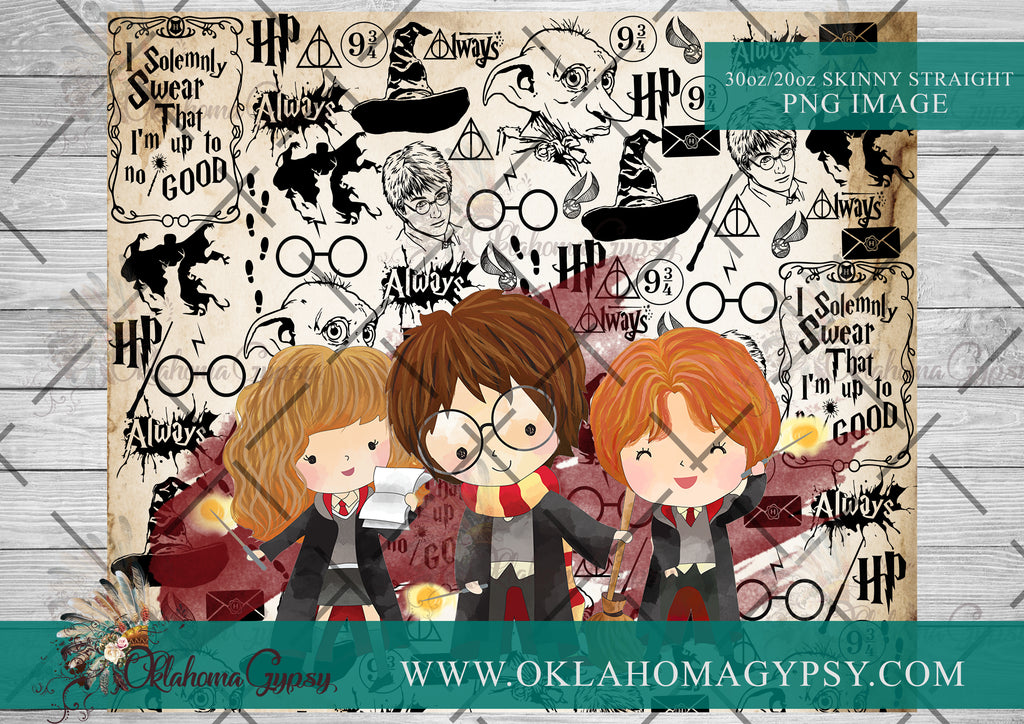 Potter Characters Digital File Wraps