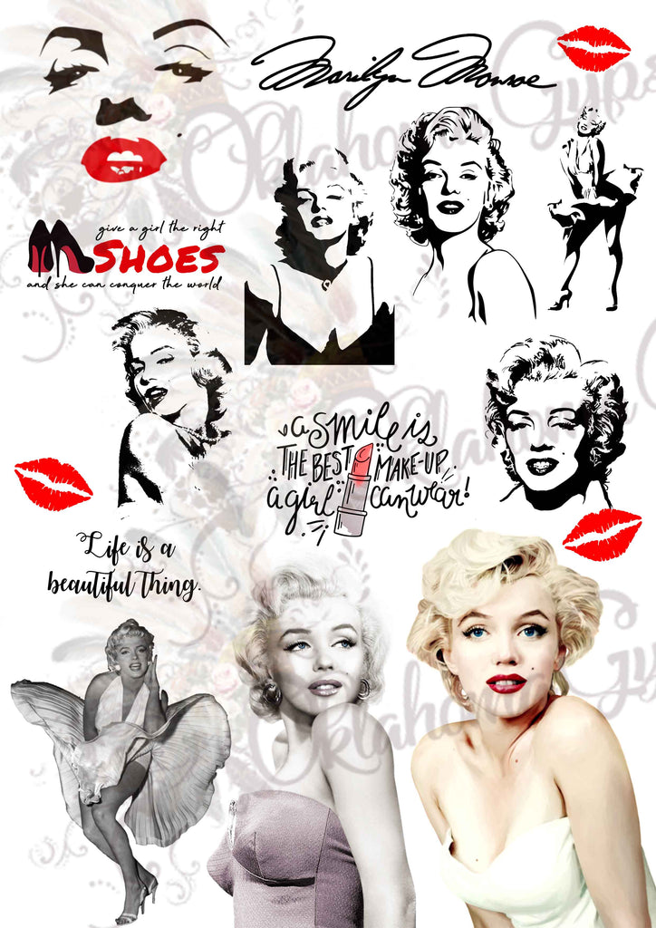 Marilyn Monroe Inspired Digital File