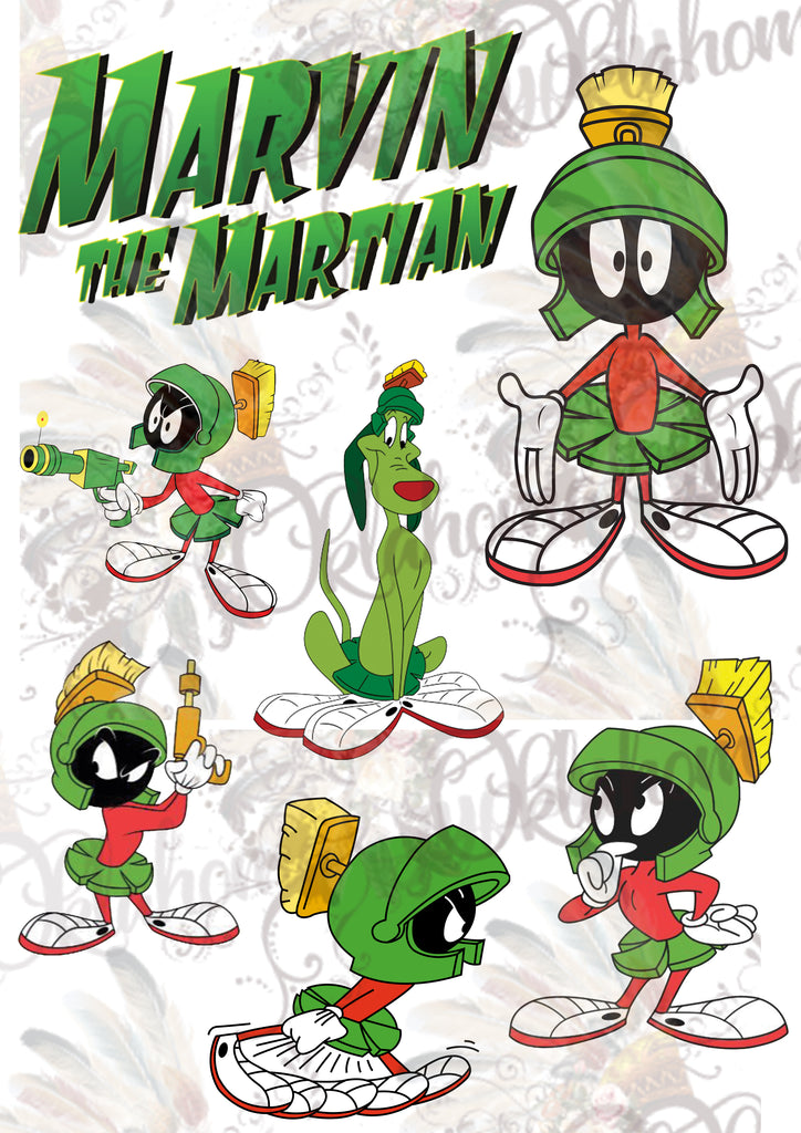 Marvin The Martian Inspired Digital File