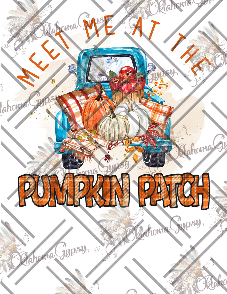 Meet Me At The Pumpkin Patch Digital File