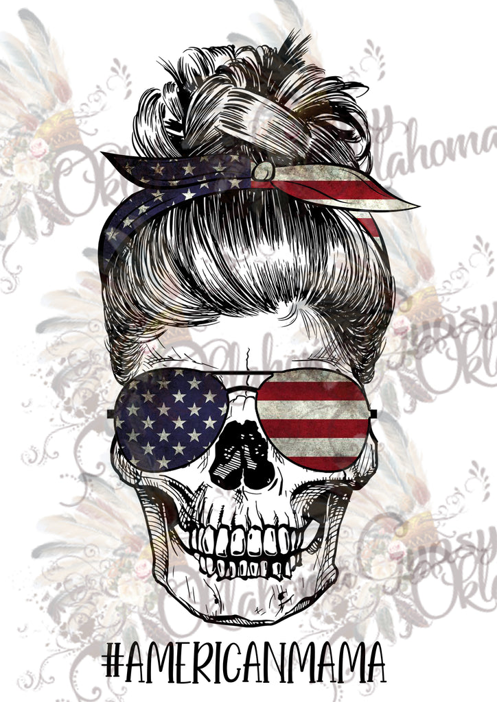American Mama Skeleton Digital File