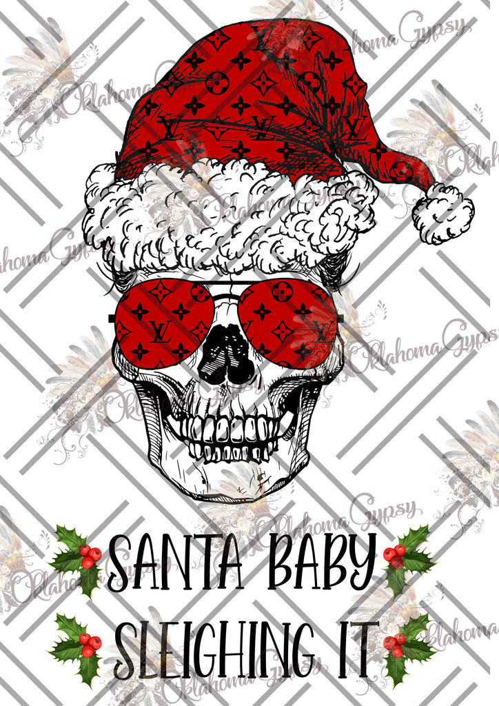 LV Santa Baby Skeleton Digital File