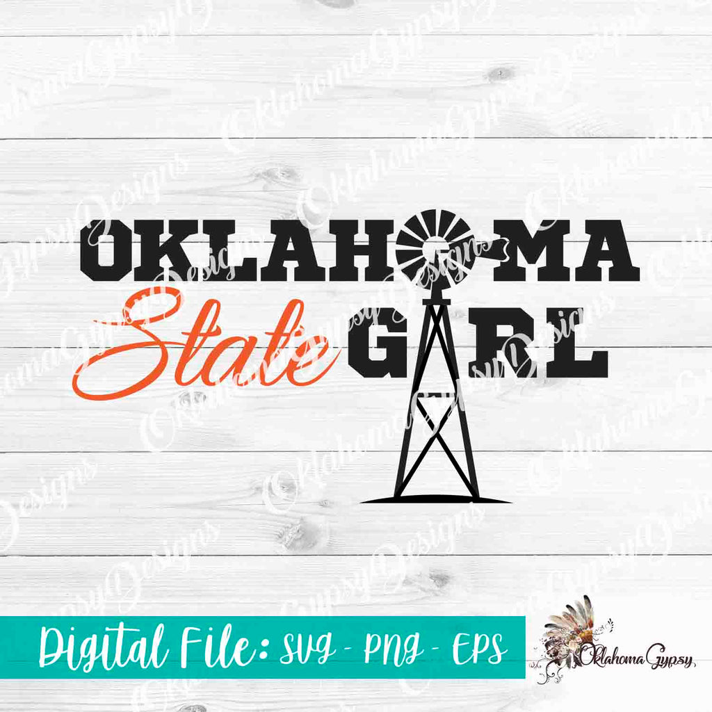 OK State Girl Digital File