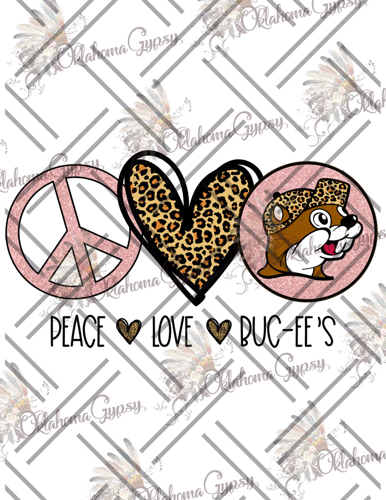 Peace Love Buc-ee's Digital File