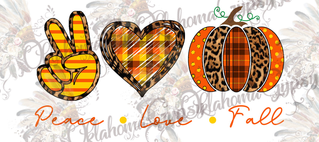 Peace🖤 Love 🖤 Fall~ Digital File