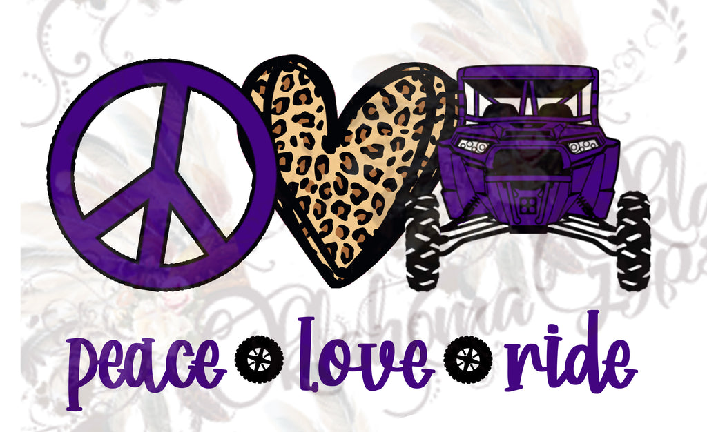 Peace Love RZR Digital File