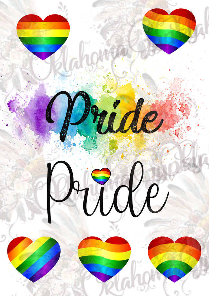 Gay Pride Rainbow Sheet Digital File